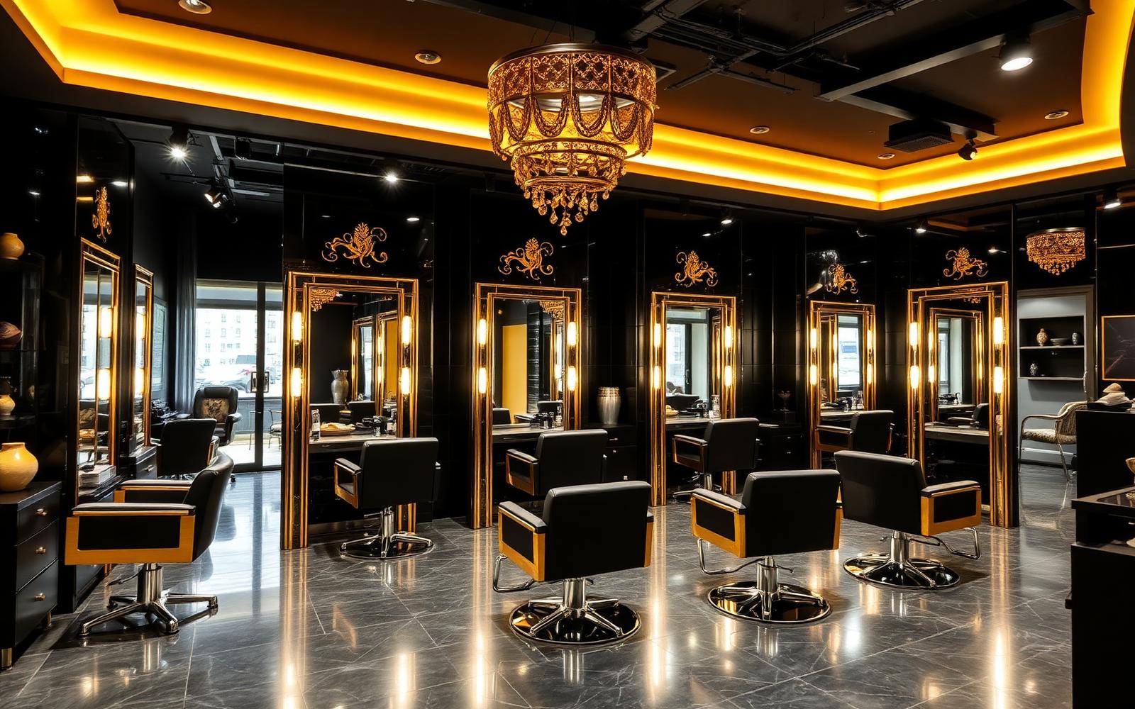 Interior of KP Professional Hair Braiding salon